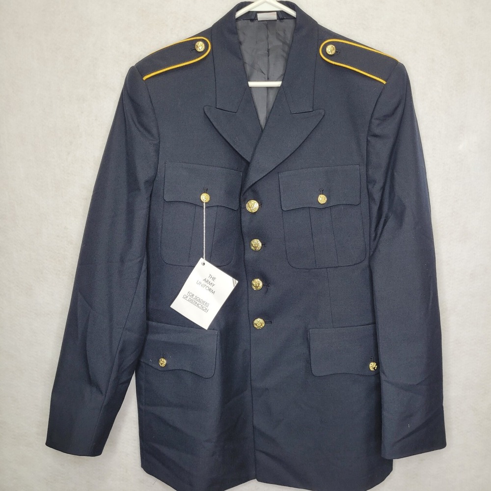 U.S. ARMY ASU MENS POLY/WOOL BLUE SHADE 450 DRESS JACKET SIZE 40RC DeRossi & Son